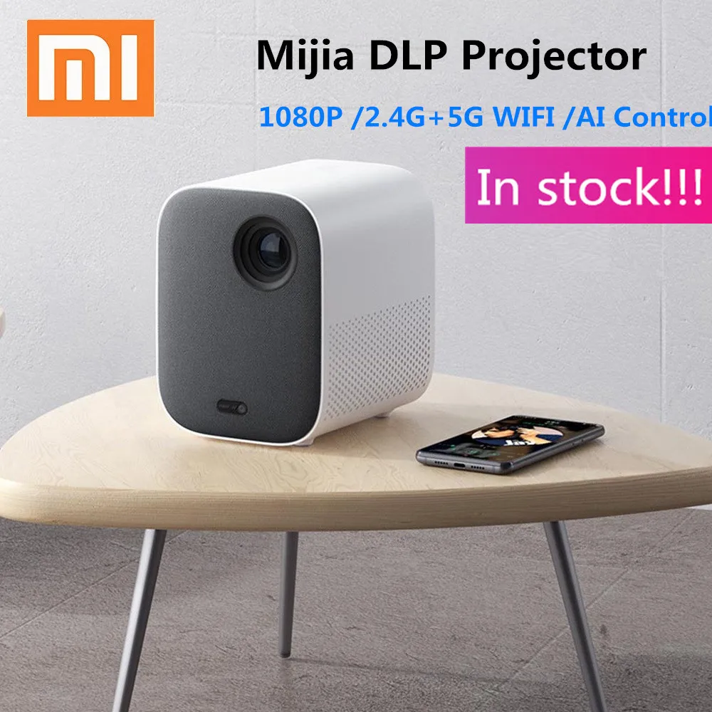 

Xiaomi Mijia MJJGTYDS02FM DLP Projector 1080P Full HD 2GB DDR3 DLP 8GB eMMC 2.4G 5G WIFI LED 3D BT LED Beamer TV
