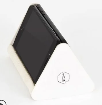 HD09 18 бумажная подставка для мобильного телефона Настольный планшет универсальная телескопическая фиксированная база креативный ленивый человек многофункциональный складной - Цвет: Белый