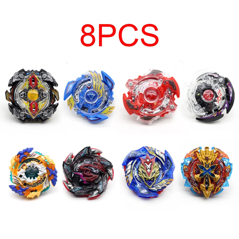 8PCS06 Takara Tomy Beyblade Burst набор игрушек Beyblades Arena Bayblade металлический гироскоп ручка пусковое устройство Bey Blade коробка для лезвий Игрушки для мальчиков - Цвет: 8PCS06