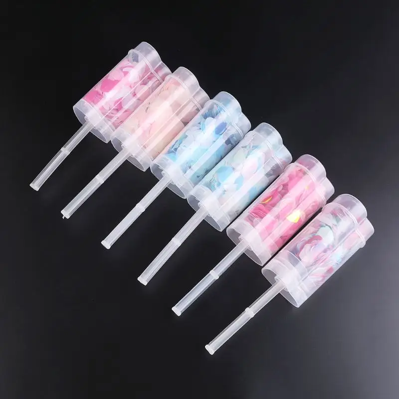 Конфетти в форме сердца Push Pop Контейнер для свадьбы, дня рождения, юбилея, вечерние принадлежности для декора 634E