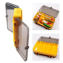 Двухсторонняя рыболовная приманка аксессуар-контейнер рыболовная коробка двухсторонние контейнеры водонепроницаемые рыболовные коробки