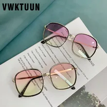 VWKTUUN Овальный Винтаж солнцезащитные очки Для женщин Для мужчин точки Карамельный цвет кадра солнцезащитные очки для женщин открытый круглый оттенков UV400 очки