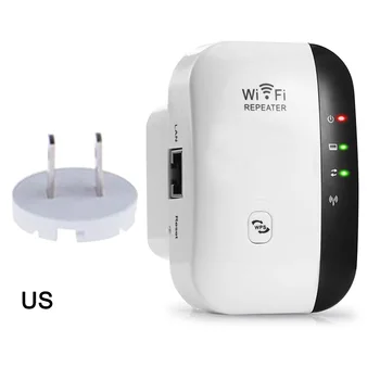 

300Mbps Amplifier Wifi Extender High Speed Full Coverage Office ABS Plug And Play AP Router Home Internet Signal Booster Gaming