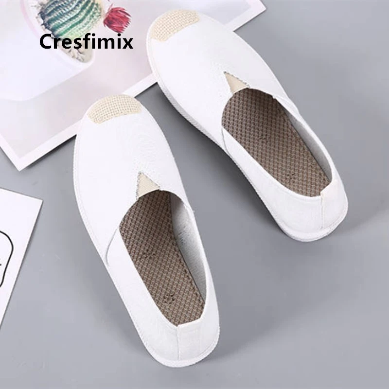 womens slip on canvas pumps