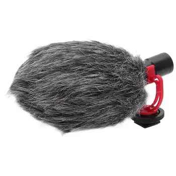 

BY-MM1 Lapel Heart-shaped Microphone for Digital SLR Camera Consumer Zoom Camera Built-in Cardioid Microphone Windshield