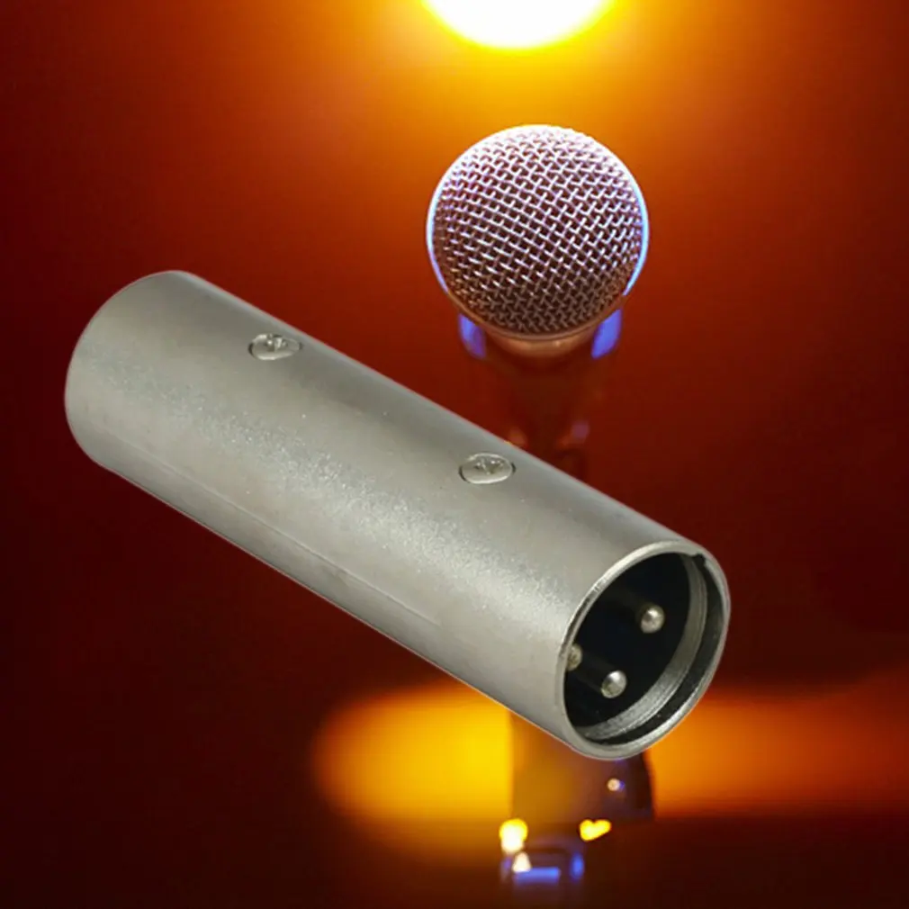 3-контактный XLR кабель со штыревыми соединителями на обоих концах для подключения Соединительный разъем Пол чейнджер аудио микрофон адаптер