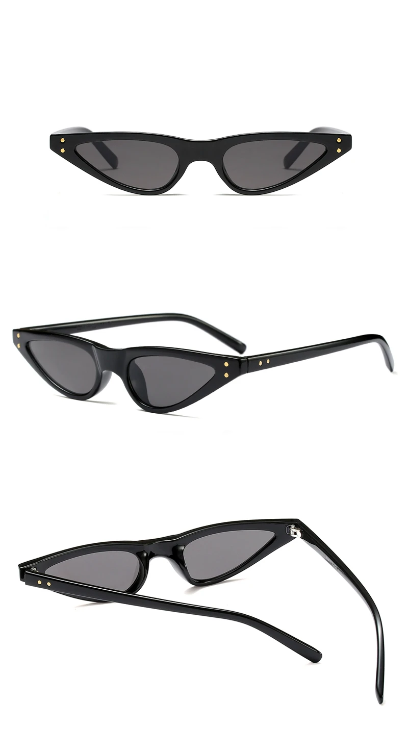 small sunglasses women cat eye vintage 9175 details (3)