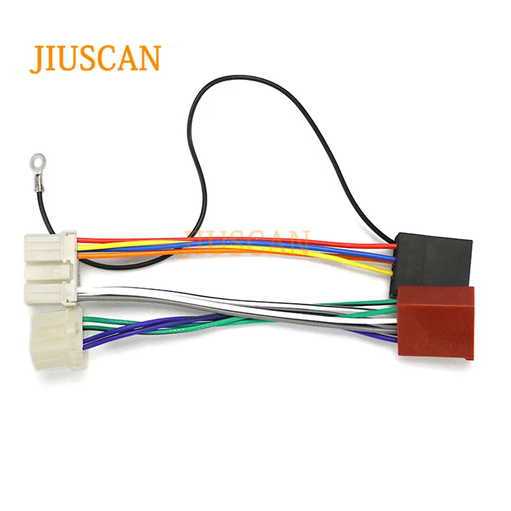 JIUSCAN12-116 ISO радио адаптер для MAZDA 1987-2001(выберите модели) жгут проводов разъем свинцовый ткацкий станок кабель штекер Адаптер стерео