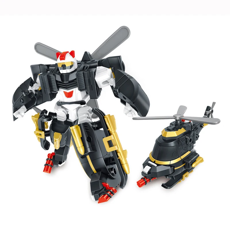 5242 Робот Tobot Brothers Metamorphic, мини костюм, комбинированный деформированный автомобиль, серия трансформаций, игрушечный автомобиль, вертолет, самолет для детей - Цвет: 5242