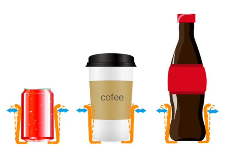 1 шт. Регулируемый автомобильный держатель для напитков авто автомобильный воздушный выход чашка бутылка может держатель подставка универсальные, для салона автомобиля держатель аксессуары