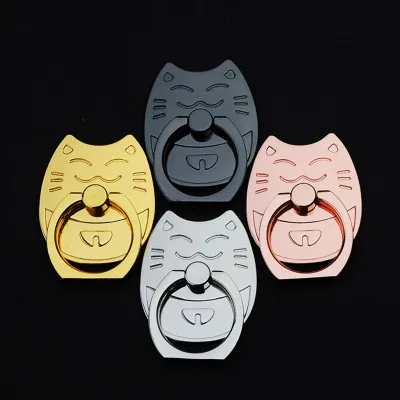 Lucky Cat палец кольцо Мобильный телефон Смартфон подставка держатель для iPhone X 8 7 6 6S Plus 5S смартфон IPAD MP3 автомобильный держатель