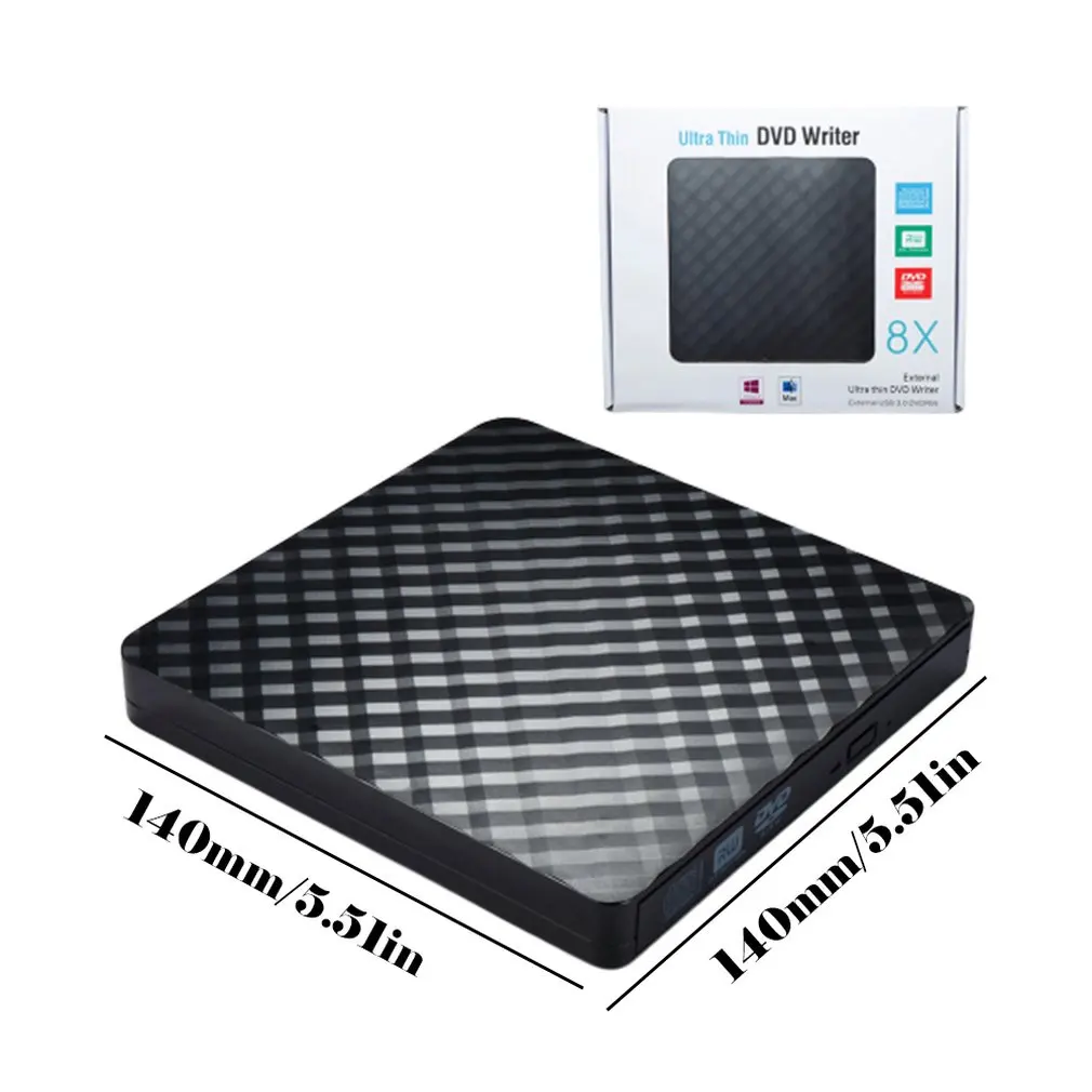 USB 3,0 высокая скорость толщина, DVD-Brander Optische Drive Voor Elke ноутбук Настольный
