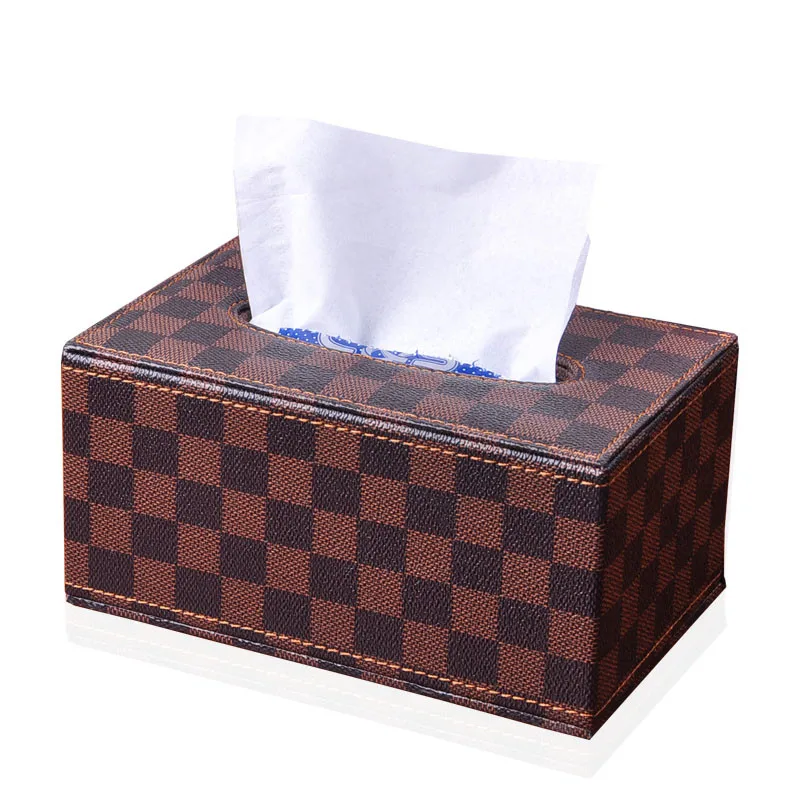 Tissue Box Leatherwear Bathroom Paper Holder Luxury Removable  Multi-function For Live Room Decoration Home Office Table Car Use -  AliExpress