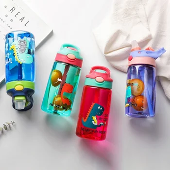 

Child Sport Bottle Water Bottle With Straw Quality Kid Drinkware Children Water Bottles Kid Cups