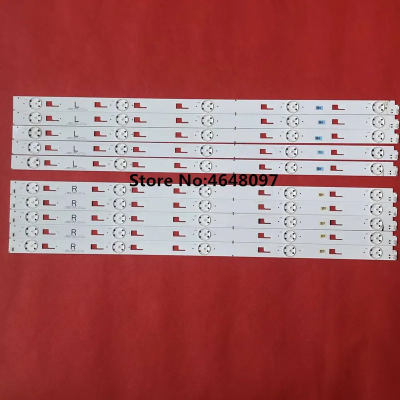 100% Новый 10 шт/комплект светодиодный полоски для Так NY ТВ KD 55X8000C LSY550FN02 00 SVY550AH0 Rev00 5 L