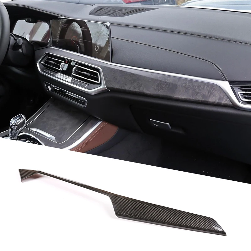 Lhd Real Carbon Fiber For Bmw X5 G05 20192020 Center Console