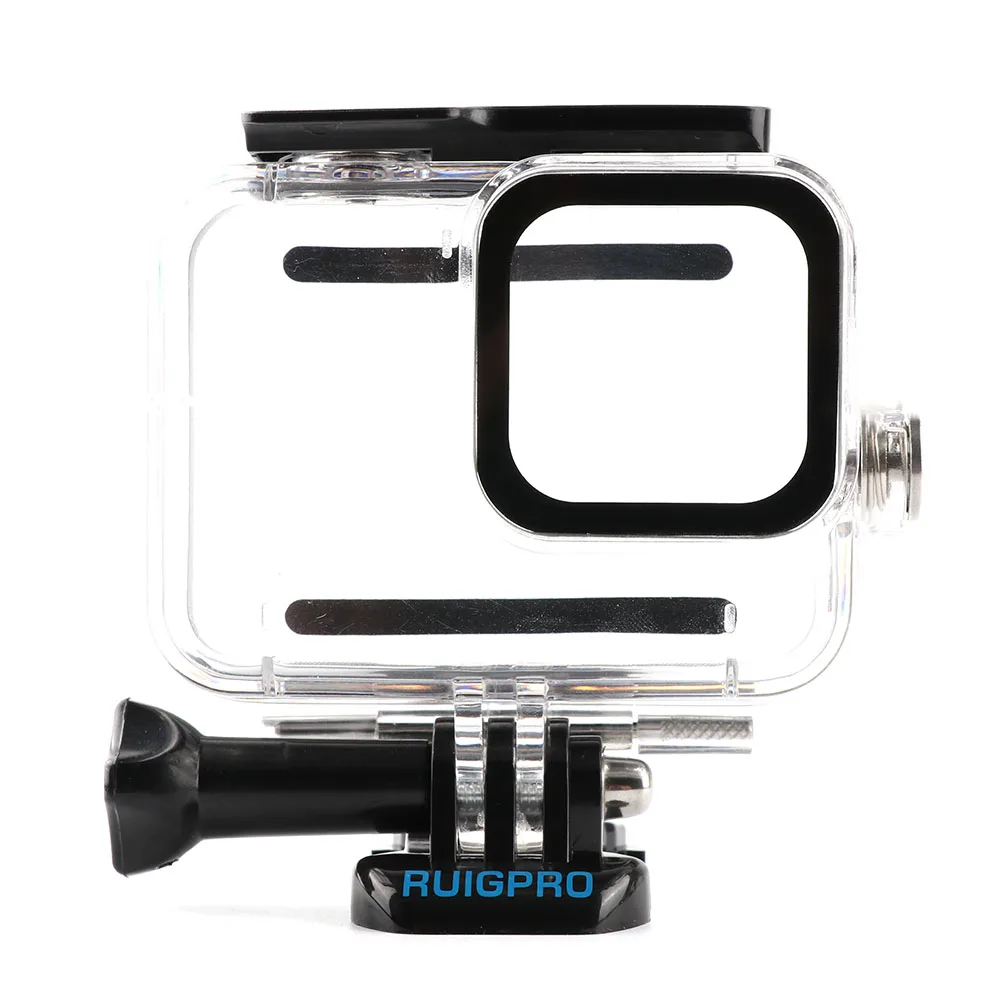 

60m Underwater Waterproof Case for GoPro Hero 8 Protective Shell Cover Housing Black Camera Lens 60M Diving Swimming Accessories