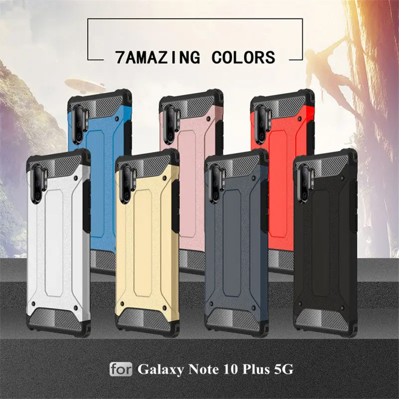 

Armor Case For Samsung Galaxy Note 10+ 5G Plus Pro Note10 Hard Shockproof Case For Samsung Note 10 Plus 5G 10pro 10plus Fundas