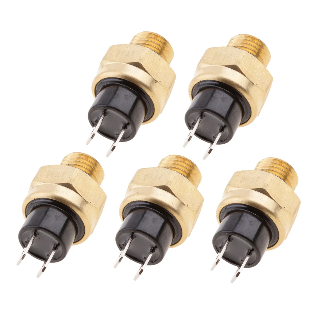 5 X датчик переключения температуры воды вентилятор M14x1.5mm 85℃ для