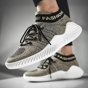 

Light Sneakers Running Shoes Men Training Trainers Comfortable Sock Shoes Sport High Quality Outdoor Jogging Breathable Sneakers