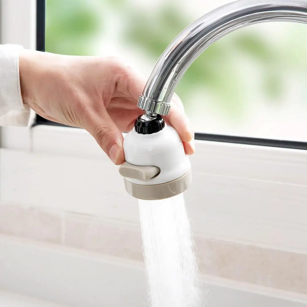 360 Rotate Faucet Extender Sink Flexible Faucet Adjustable Sprayer Water Filter Shower Filter Tip Home Kitchen Accessories