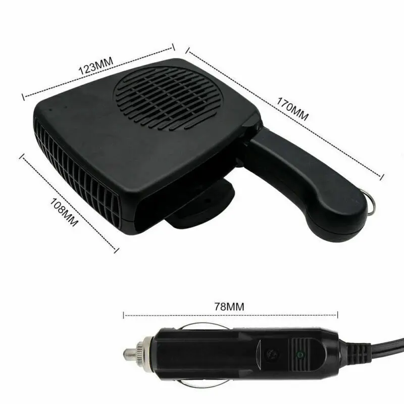 12V 150W автомобильный обогреватель Электрический нагреватель Стекло размораживания Defog нагрева кузнечной печи для RV грузовик с прицепом лодка Camper автомобильные аксессуары