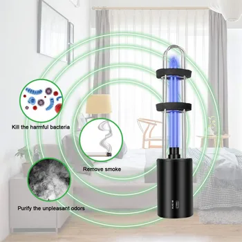 

5W Germicidal Light Usb UV Sterilizer Light Kill Dust Mite Eliminator Rechargeable Ultraviolet Bulb UV Quartz Lamp For Bedroom