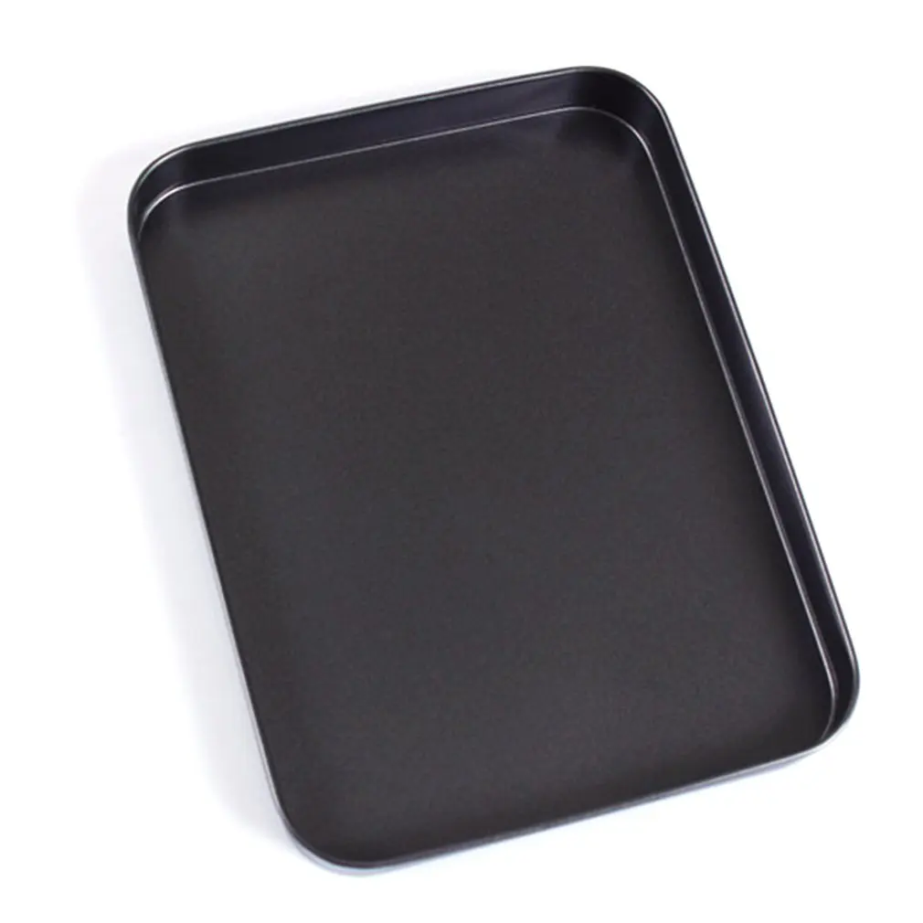

1Pc Rectangular Non-stick Bread Cake Pan Baking Oven Tray Dish Mold Bakeware Black Baking Tray Diy Baking for Kitchen