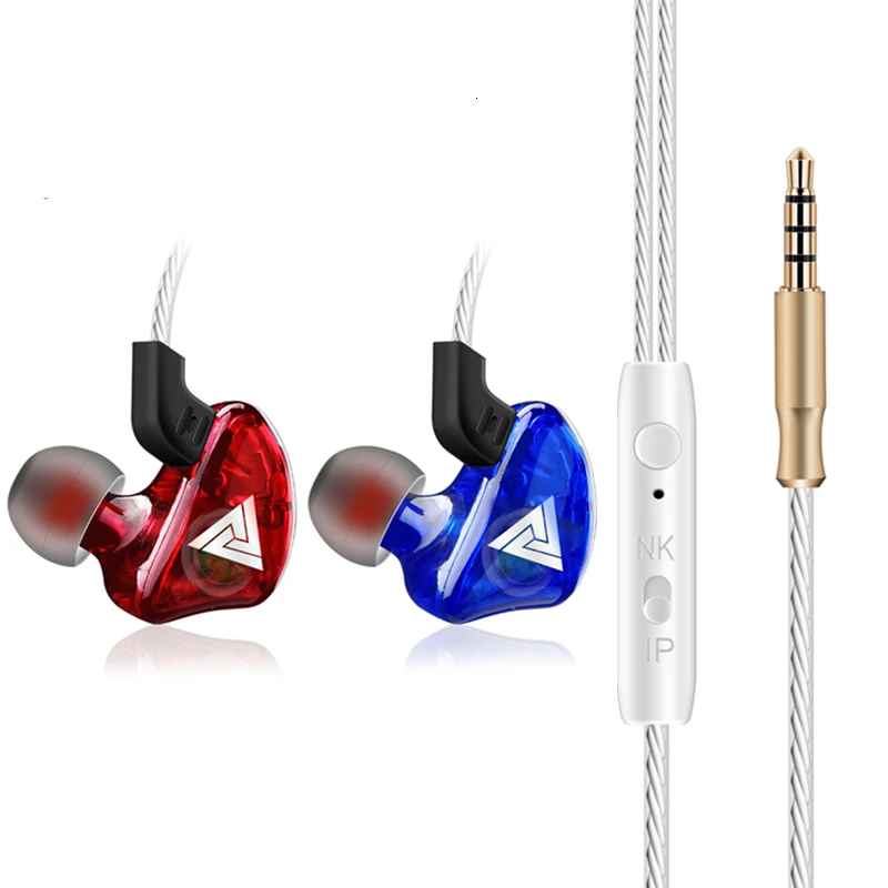 Headset Graphene Diaphragm Headphones Wired+Wireless Bluetooth Earphone Gaming Earbuds For Xiaomi iPhone Huawei Computer Gamer - Цвет: TU5 Blue and red