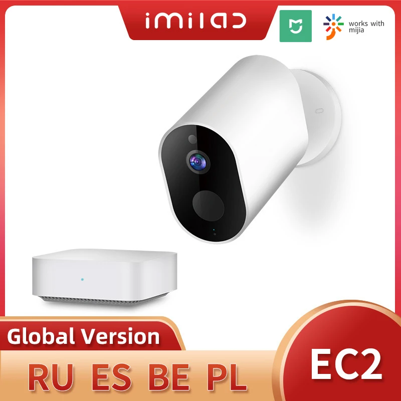 IP Camera EC2 Camera Mihome Wireless Wifi 1080P HD Camera Outdoor Security Camera IP66 Infrared Night Vision Surveillance Camera
