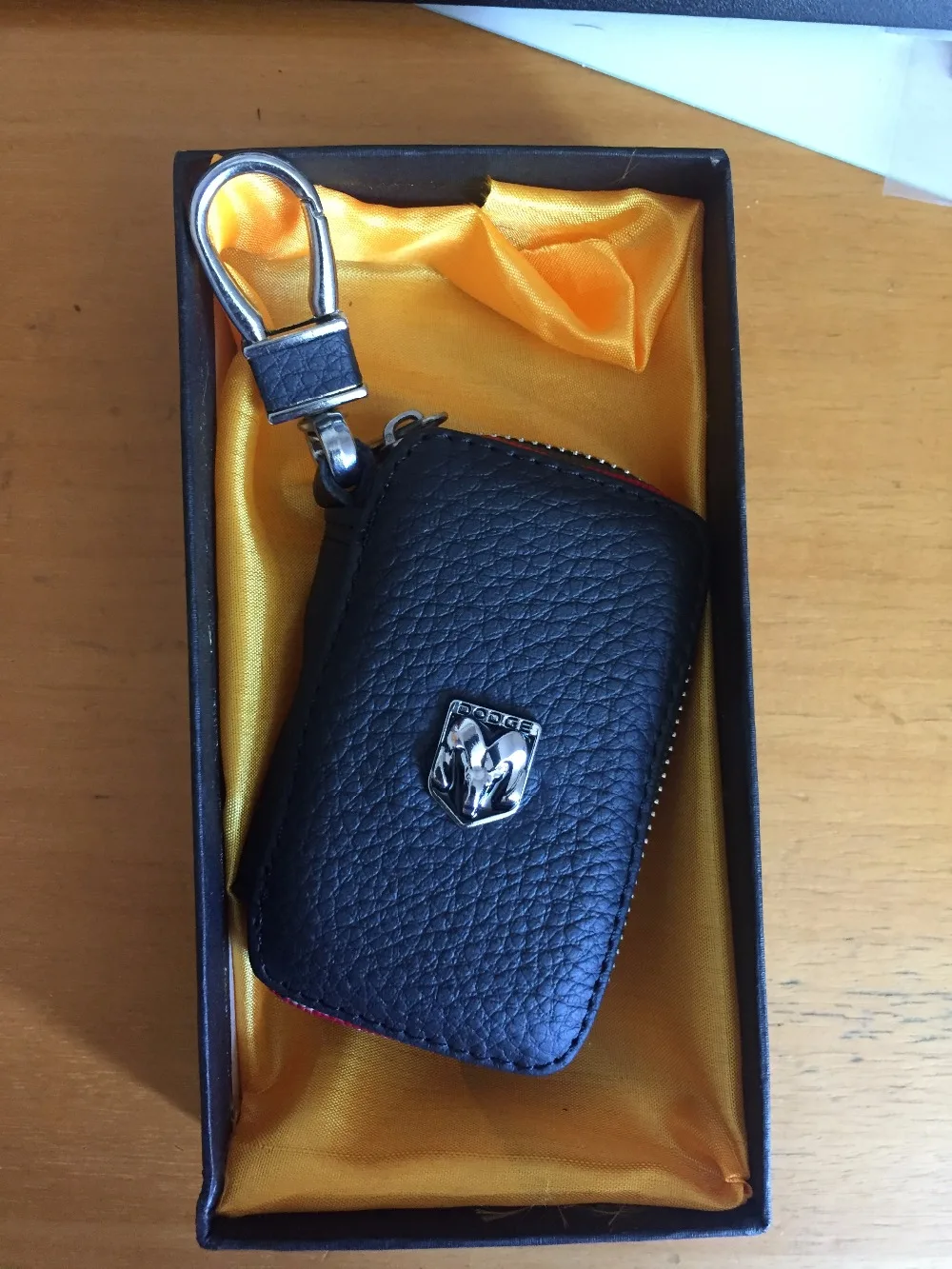 Черный/Коричневый чехол из искусственной кожи для ключей автомобиля с дистанционным управлением Чехол-держатель кошелек сумка брелок для Dodge
