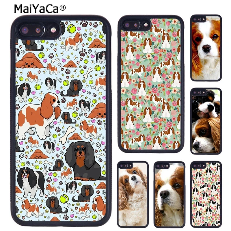 MaiYaCa Cavalier King Charles Spaniel Dog Phone Case Cover For iPhone X XR XS 11 12 13 Pro MAX 5 6 6S 7 8 Plus Samsung S8 S9 S10 | Мобильные
