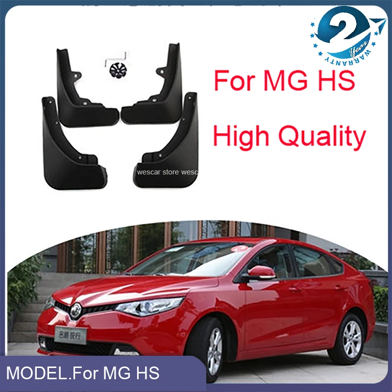 4pcs Front Rear Car Fender Flares Accessories Mud Flaps For Mg Hs Car