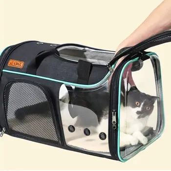 

Soft Sided Collapsible Pet Travel Carrier for Small Medium Puppy and Cats 35EF
