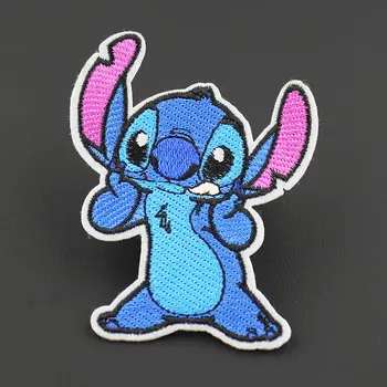 

Cartoon Stitch animal With Long Ears Koala Embroidered Clothes Iron Patches For Clothing Badges Stickers Appliques wholesale