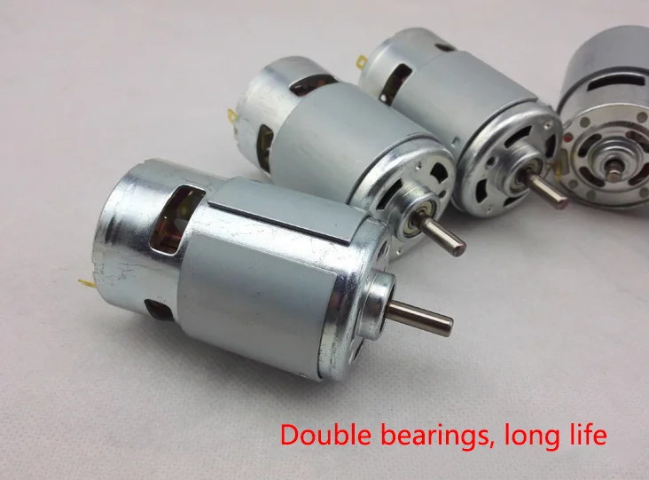 775 motor, 150W  288w high power, electric grinder, bench drill, 12V-24V, double ball bearing, 6000-12000rpm