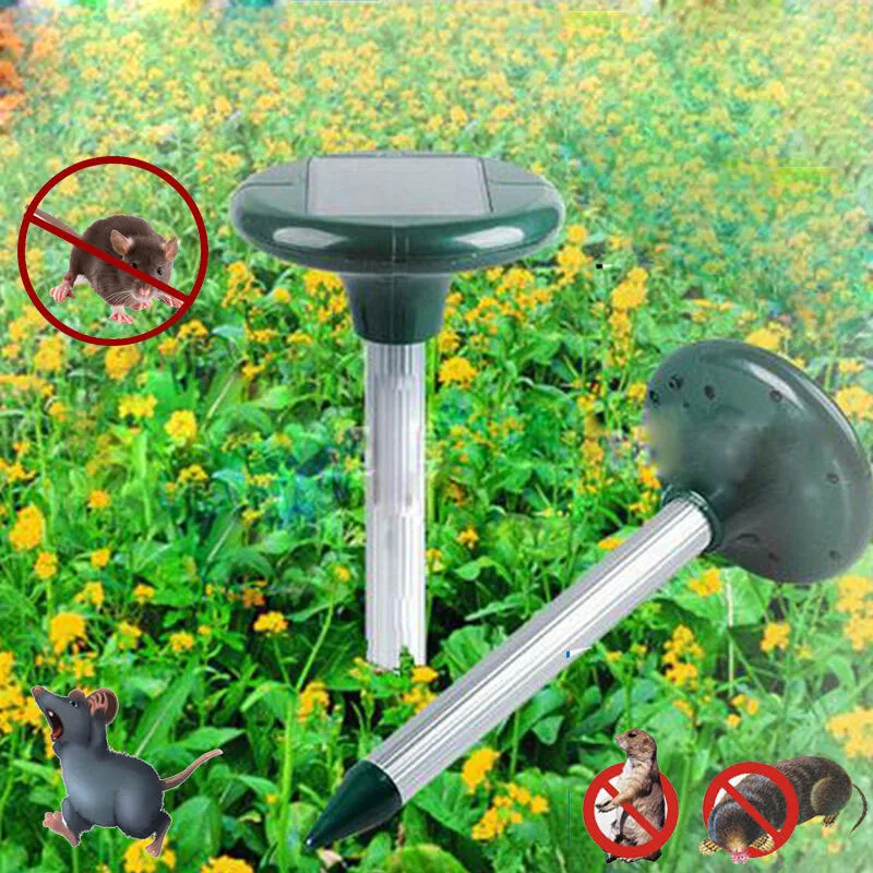 

Hot Repellent Taupe Solar Repellent Ultrasonic Repellent Snake Waterproof Anti Mole Repel Mole Rats Mouse Snake