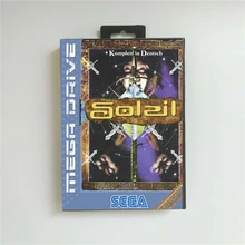  Soleil (French) - EUR Cover With Retail Box 16 Bit MD Game Card for Sega Megadrive Genesis Video Game Console 