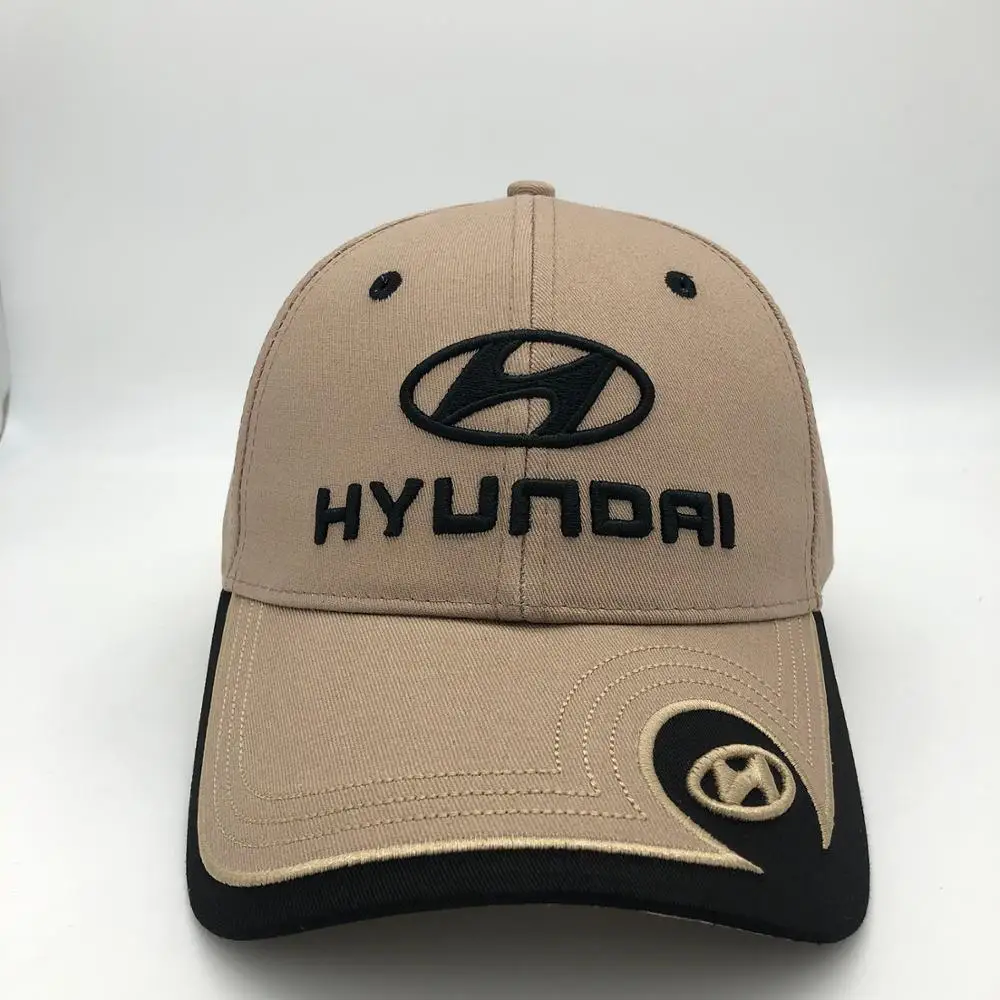 Автомобильная бейсболка с вышитым логотипом hyundai, рекламная Кепка с регулируемым капюшоном для мужчин и женщин