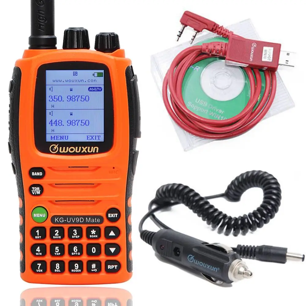 Wouxun KG-UV9D Mate 10W Powerfrul 3200mAh 7bands/Air Band Cross Repeater Amateur Ham Radio Walkie Talkie Upgrade KG-UV9D Plus - Цвет: As picture 1