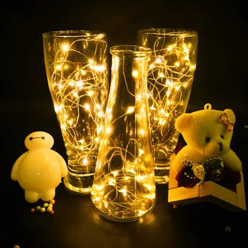 

LED String Light USB Powered/Battery Powered 1M 2M 3M 5M 10M 12M Fairy Waterproof Christmas Holiday Party Outdoor Sliver Wier
