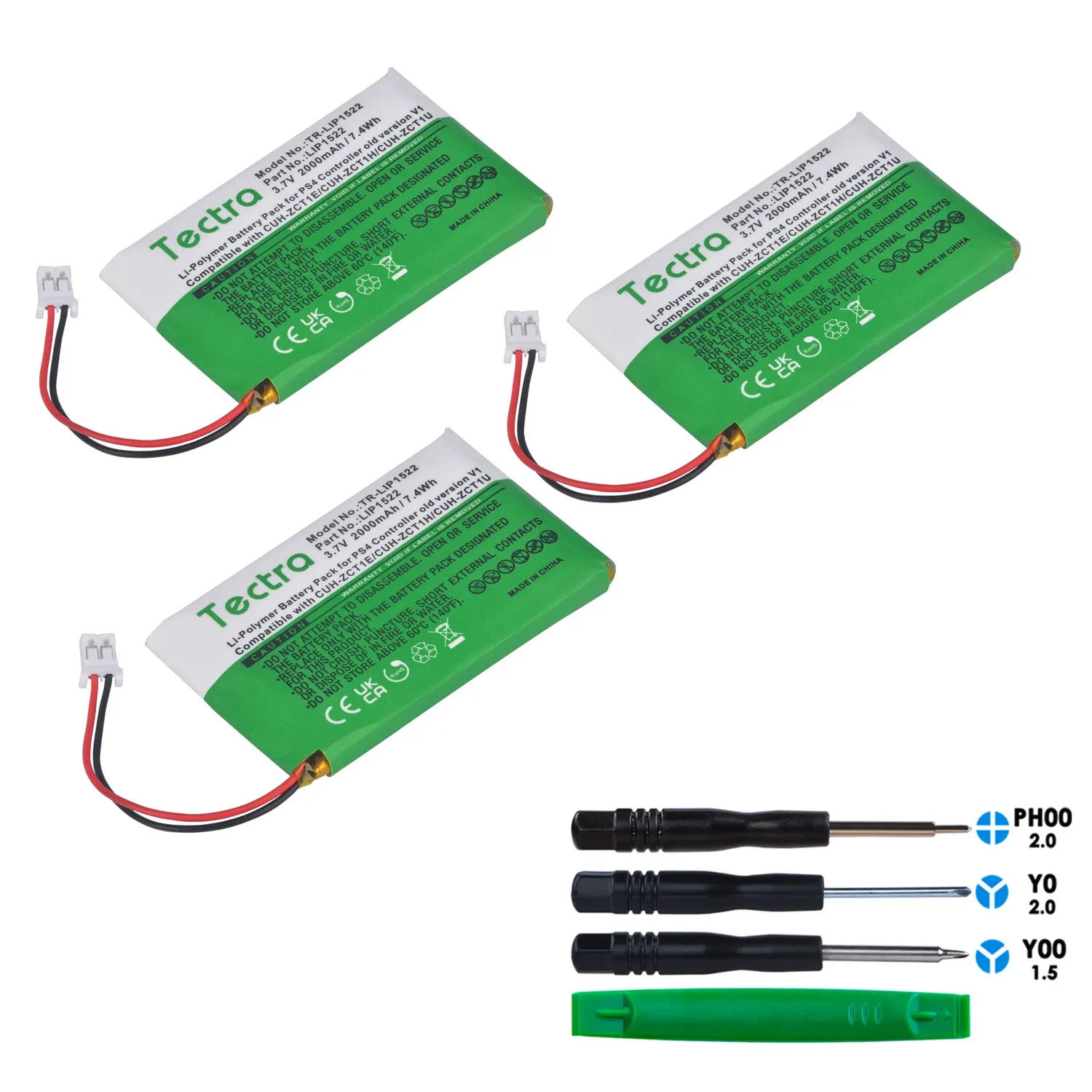 Per Sony Ps4 Ps4 Pro Slim Lip1522 Dualshock 4 V1 V2 Controller Wireless Playstation Gamepad 4X2000Mah Batteria Ricaricabile