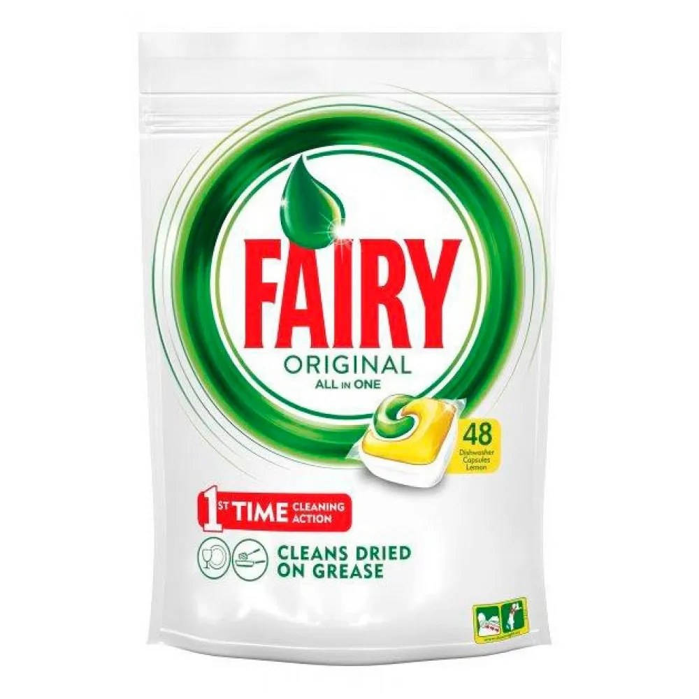 Капсулы для посудомоечной машины «Original All in One» Fairy, 48 шт