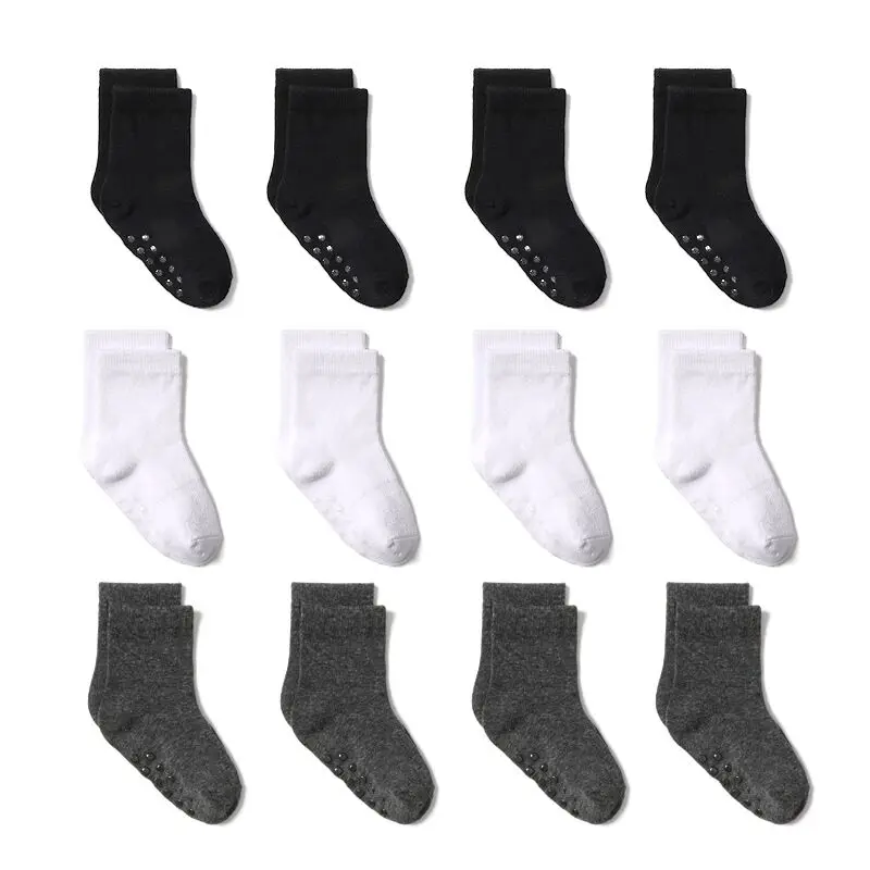 12Pairs/Lot Children's Anti-slip Boat Socks Low Cut Floor Sock for Kids Socks 0 To 6 Years 2 H486e74f818804e5e813f5b4b5a8bd5a2r