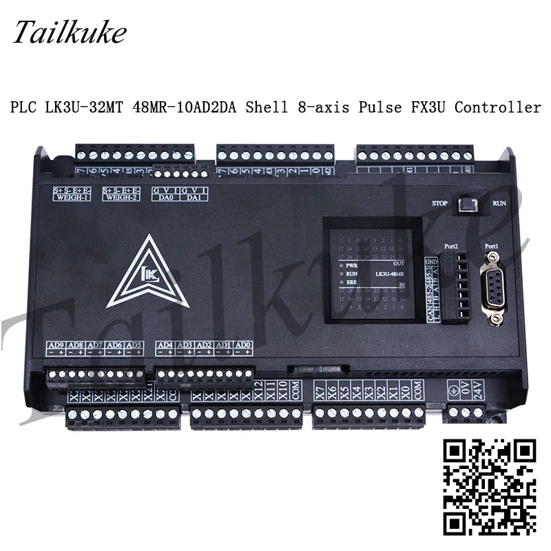 PLC LK3U-32MT 48MR-10AD2DA корпуса iphone 8-оси импульсный FX3U контроллер | Бытовая техника