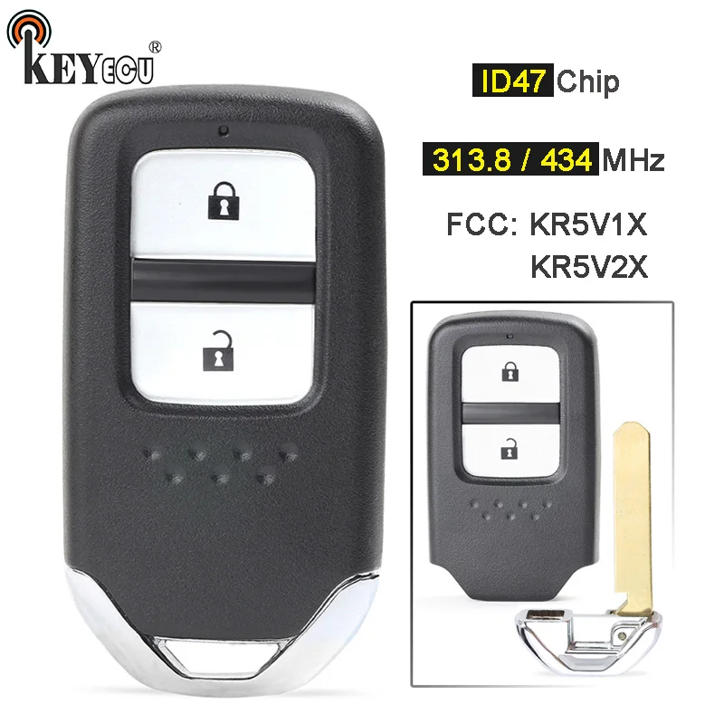Пульт дистанционного управления KEYECU KR5V1X KR5V2X 72147-T5A-J01 / 72147-T5C-J01 72147-T5A-G01 для Honda CR-V City