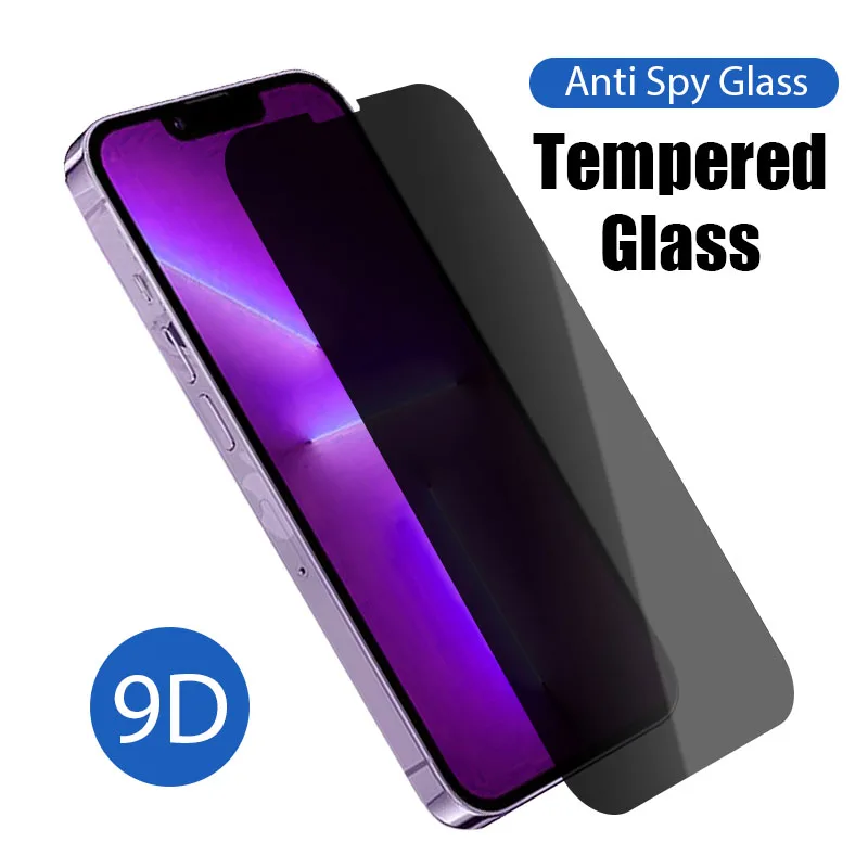 Чехол из закаленного стекла для iPhone 13 12 6 6S 7 8 PLUS XR XS Max Защита экрана 11 Pro защита от