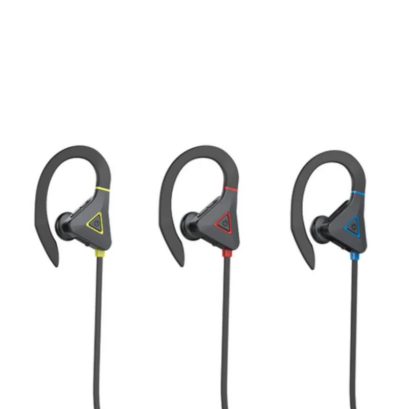 New Ear Hook Wireless Sports Earphone Stereo With Mic Noise Reduction Bluetooth 5 0 Earpiece For iphone and Huawei Xiaomi phone