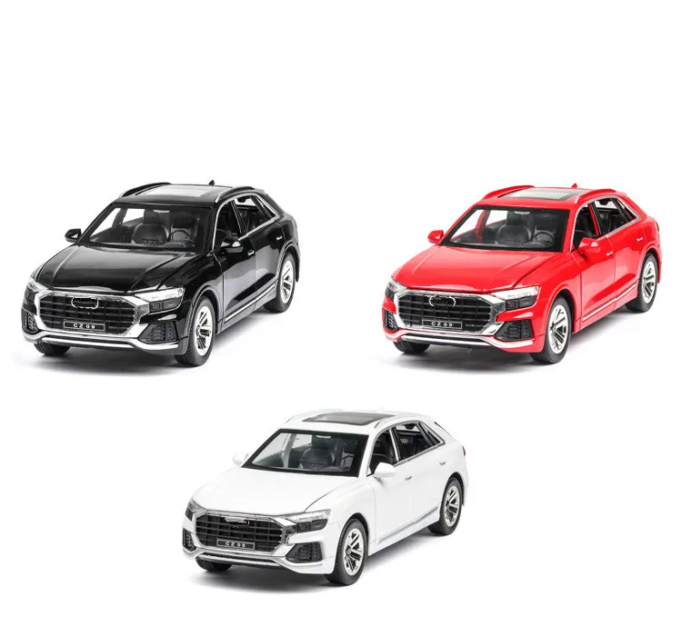 Моделирование 1:24 Детская игрушка из сплава Q8 с акусто-Оптической дверью оттяните назад модель автомобиля Коллекция украшения Прямая