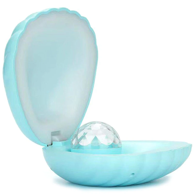 

Fashion-Shell Projector Home Colorful Atmosphere Lights USB Charging Romantic Shell Projection Lamp Sleep Night Light (With 63 L